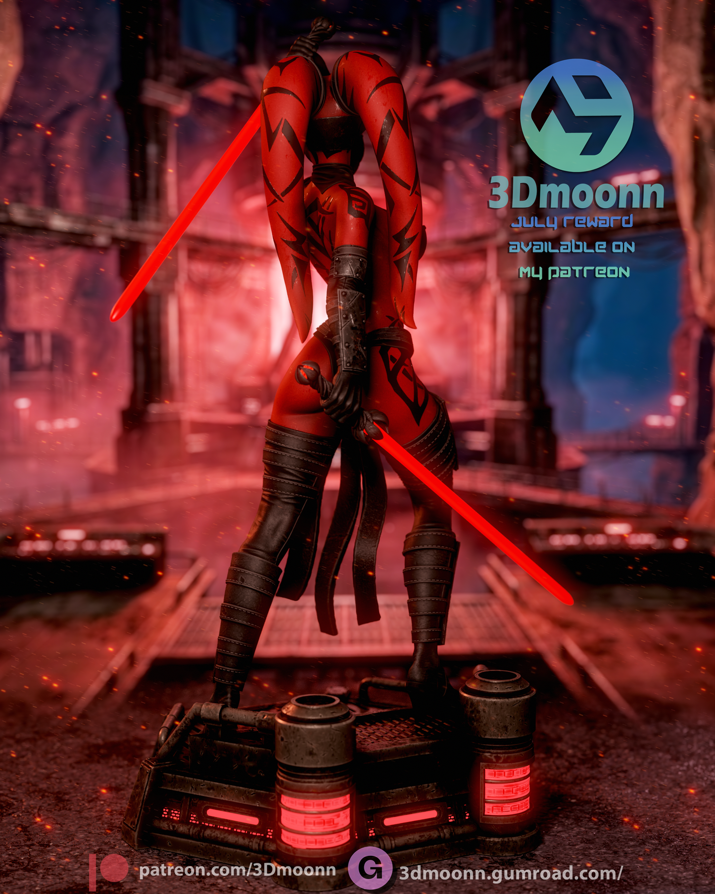 Darth Talon 3D-Printed Kit