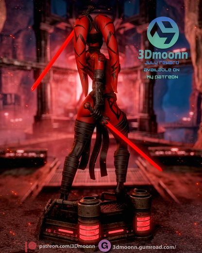 Darth Talon 3D-Printed Kit
