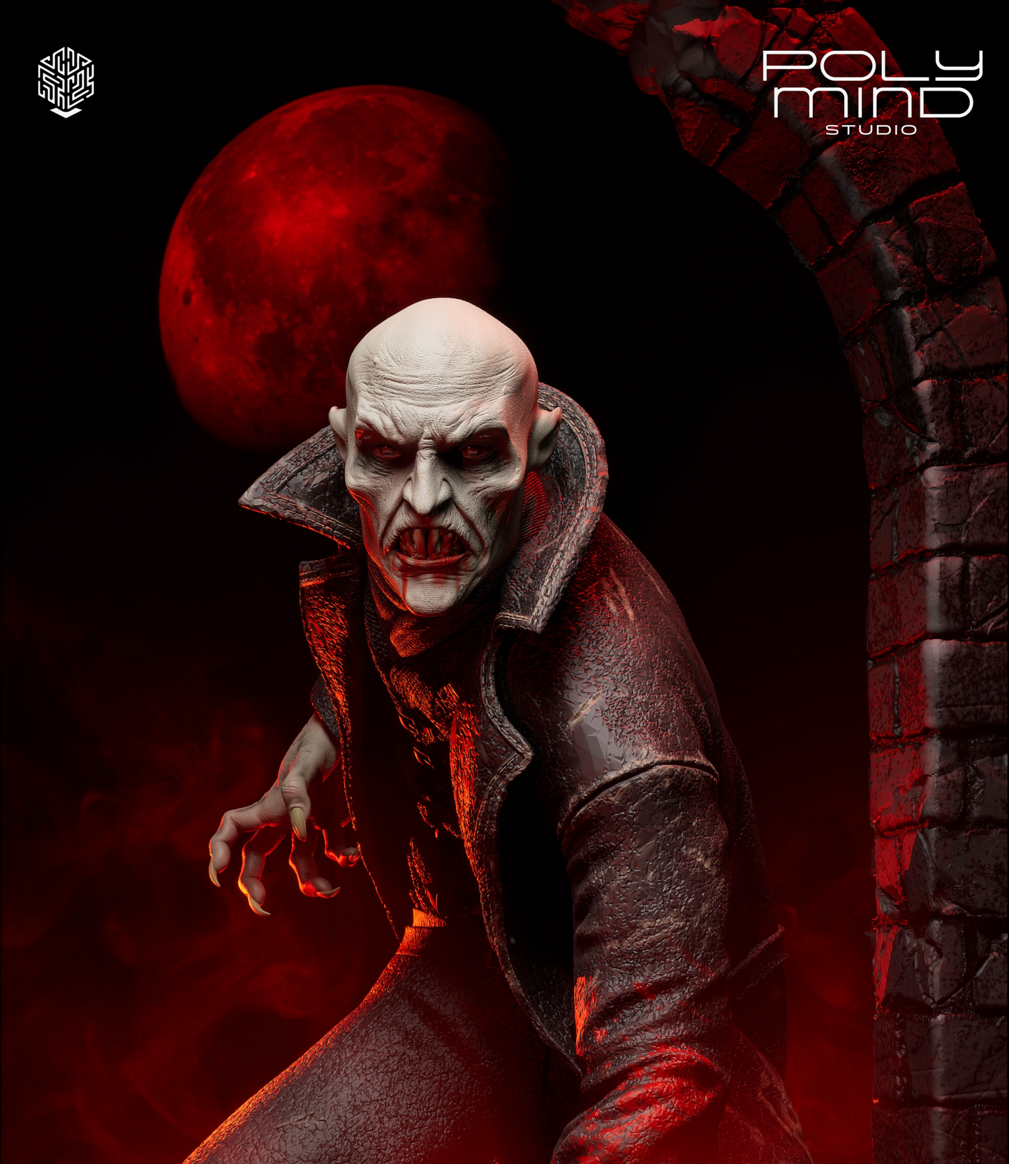 Nosferatu Statue 3D-Printed Kit