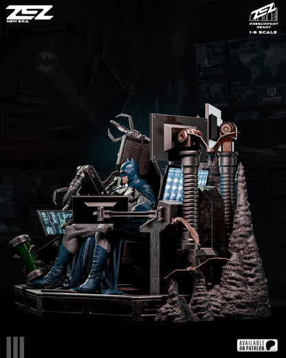 Batman (Throne) Statue 3D-Printed Kit