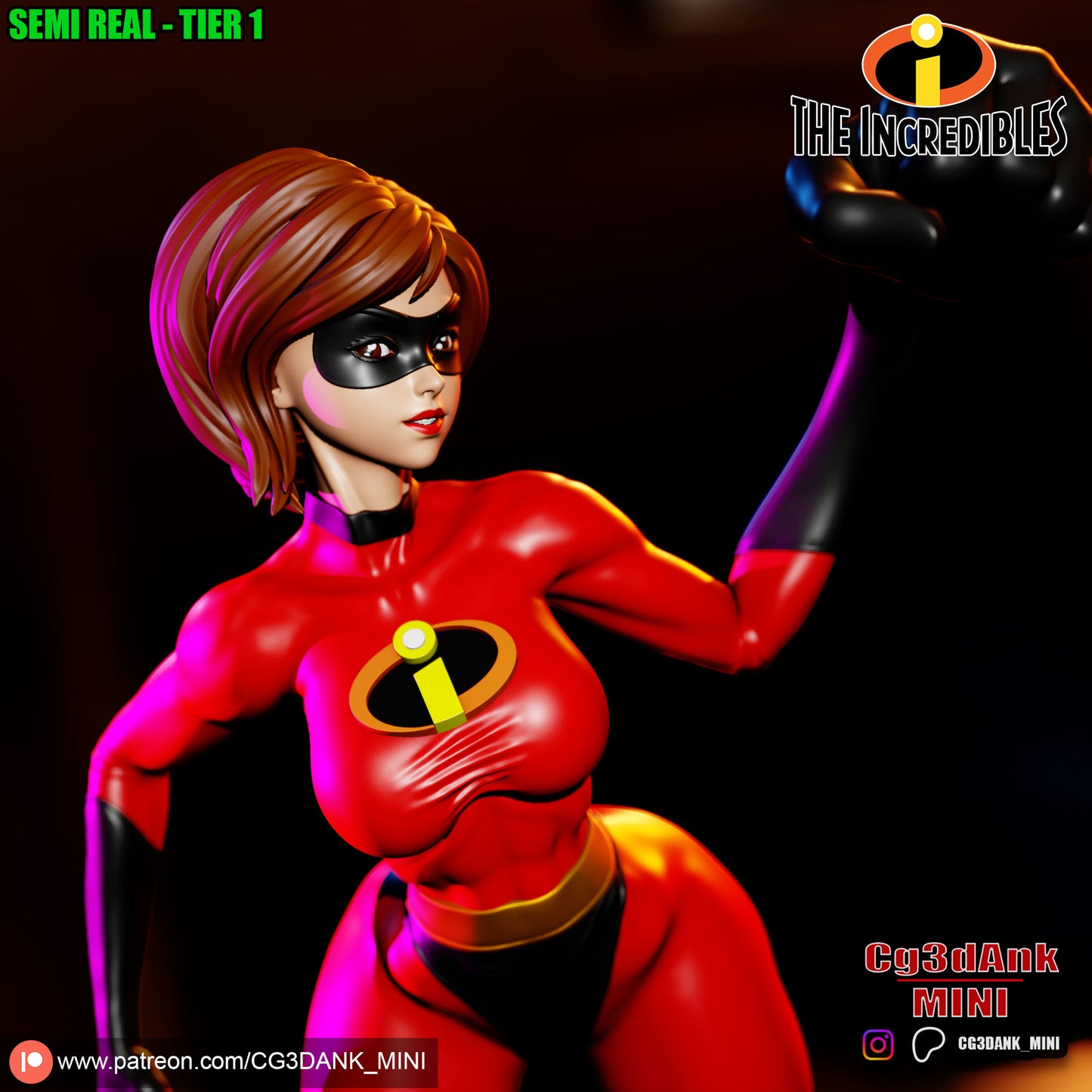 Elastigirl Statue