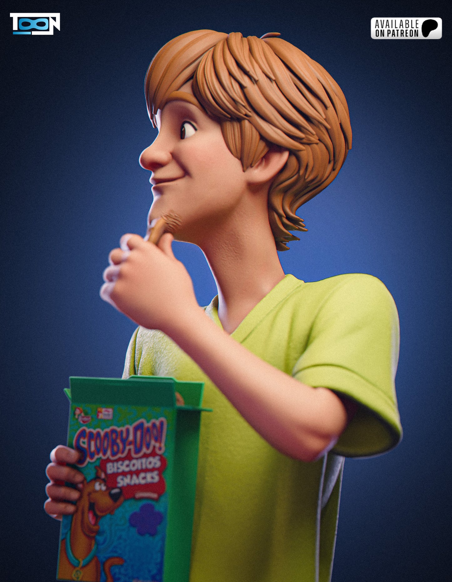 Shaggy Statue