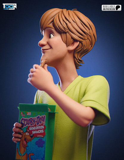 Shaggy Statue