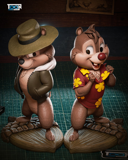 Chip And Dale Statue