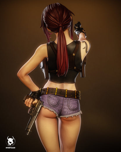 Revy Statue 3D-Printed Kit