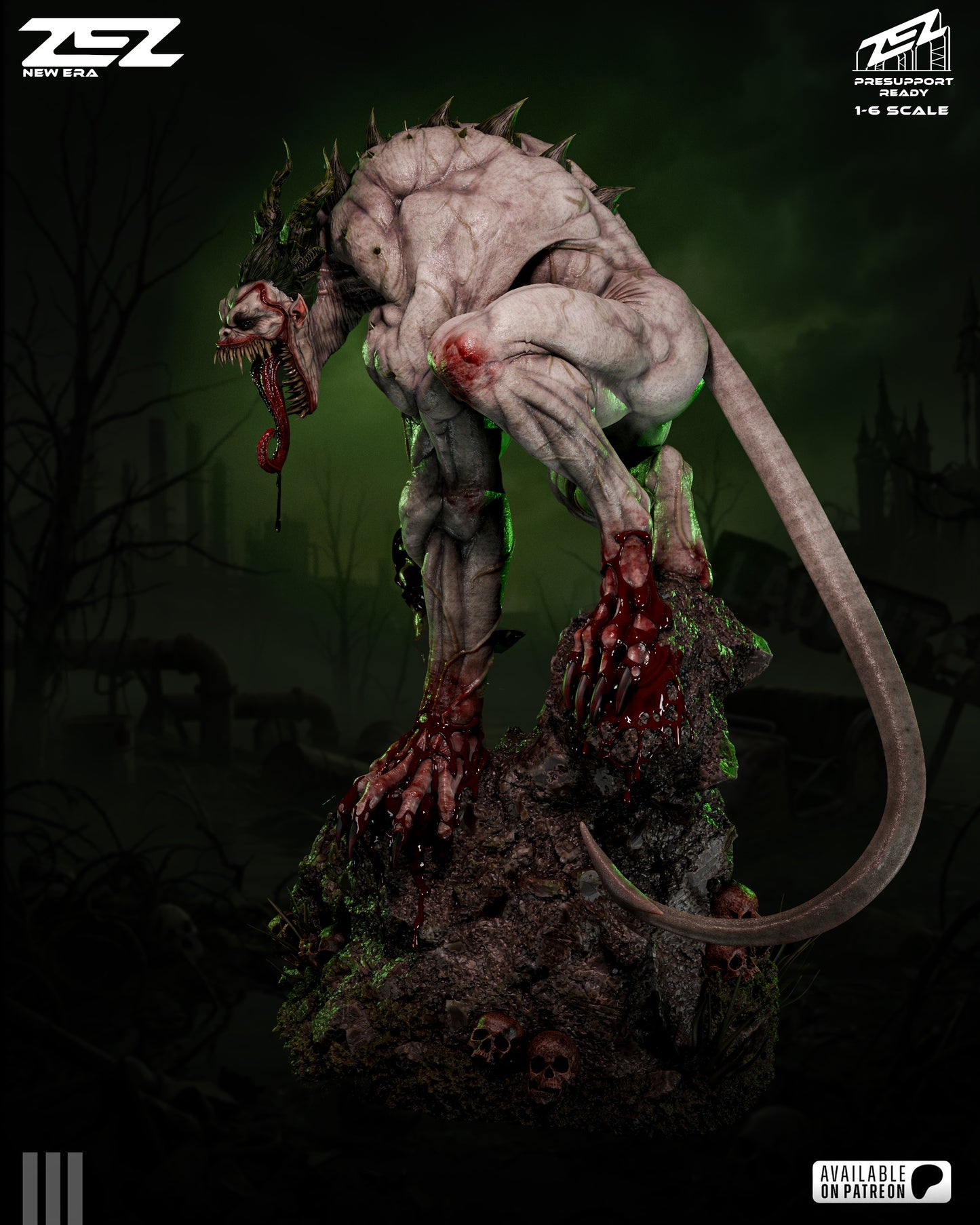 Joker Absolute Statue 3D-Printed Kit