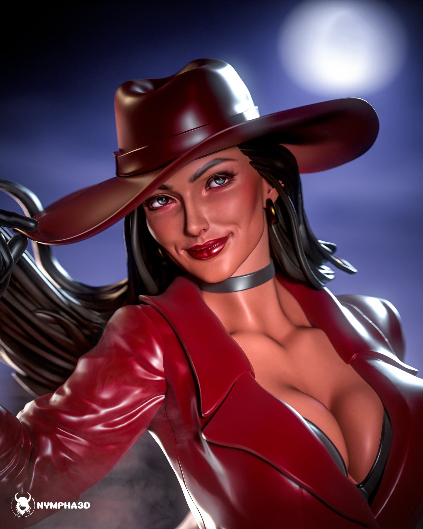 Carmen Sandiego Statue 3D-Printed Kit