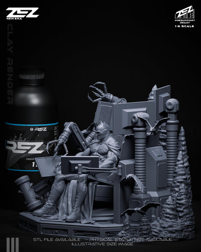 Batman (Throne) Statue 3D-Printed Kit