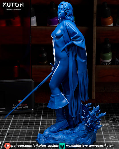 The Fencer Statue 3D-Printed Kit