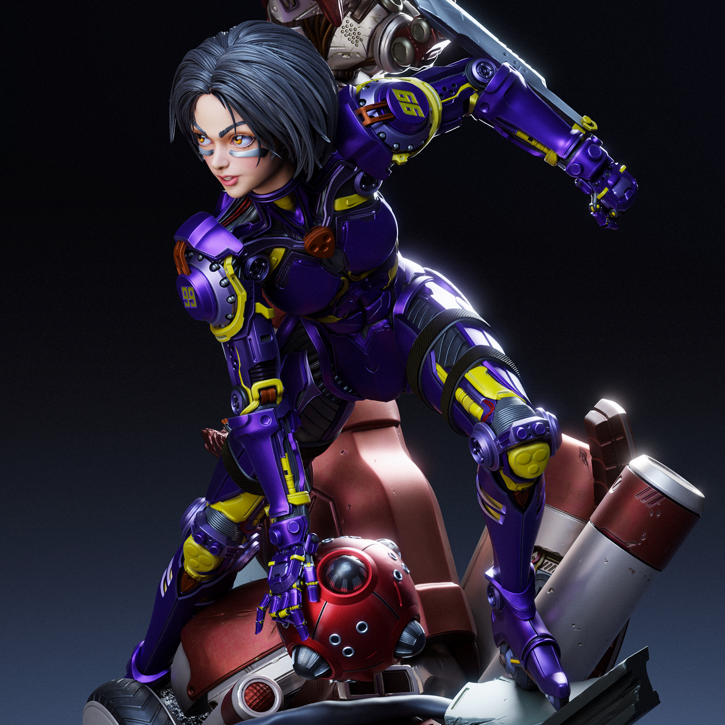 Alita Statue