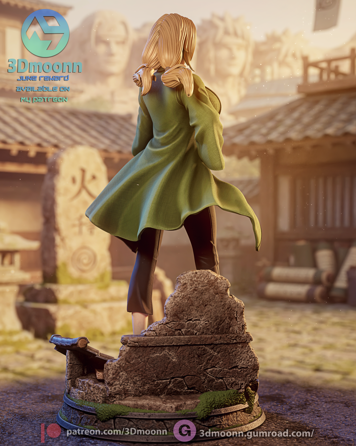 Tsunade Senju 3D-Printed Kit