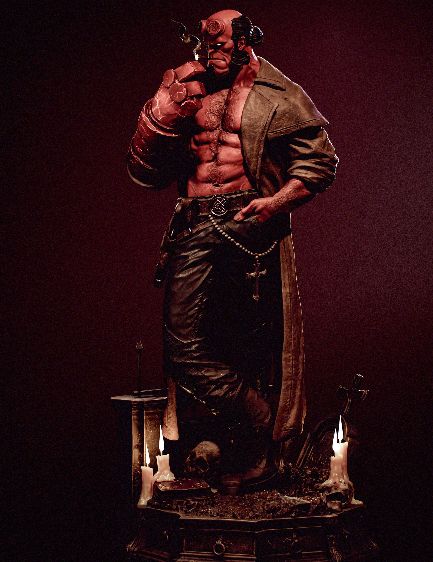 Helboy Statue 3D-Printed Kit