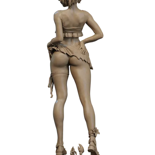Swimsuit B2 Statue 3D-Printed Kit