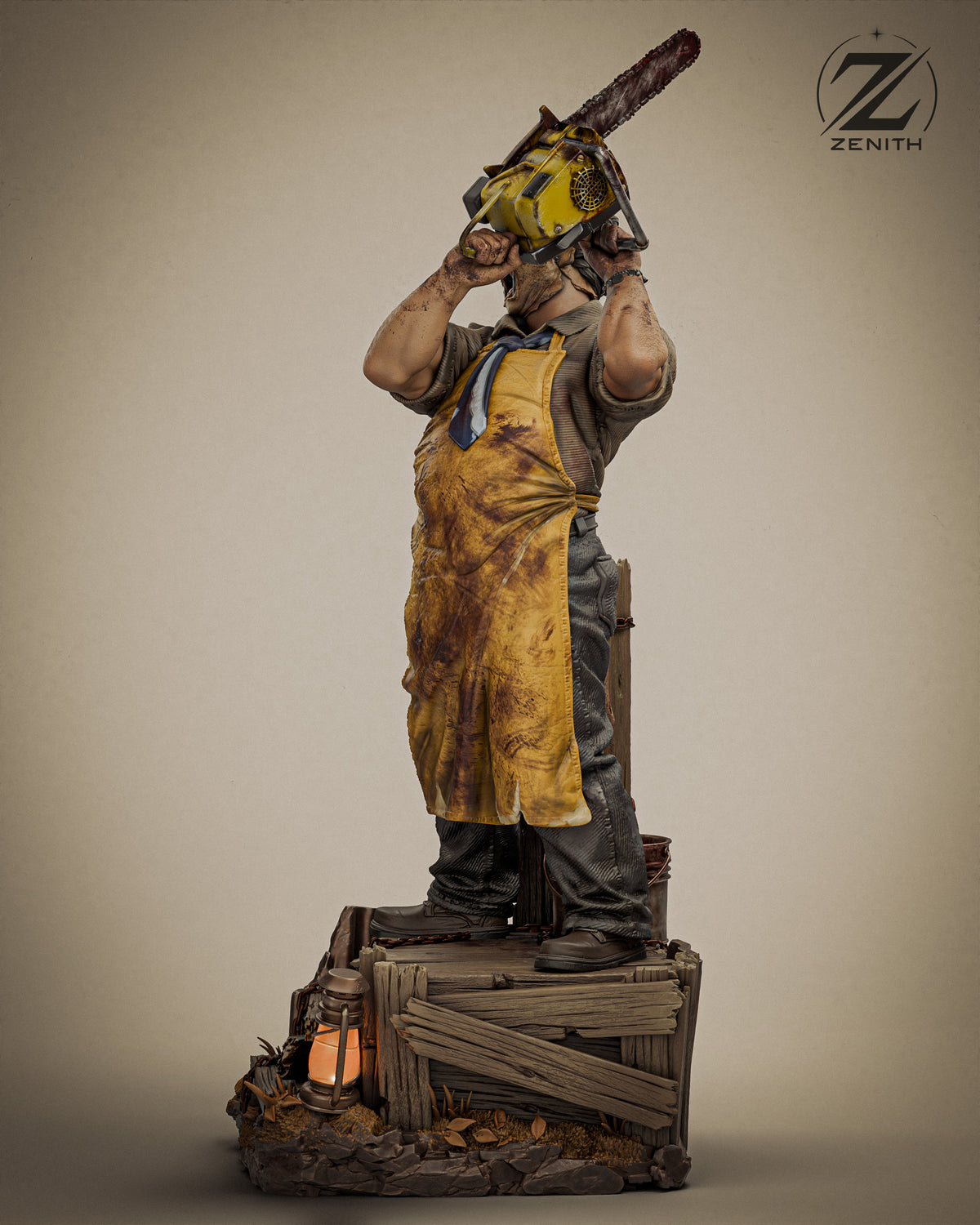 Leather Face Statue 3D-Printed Kit