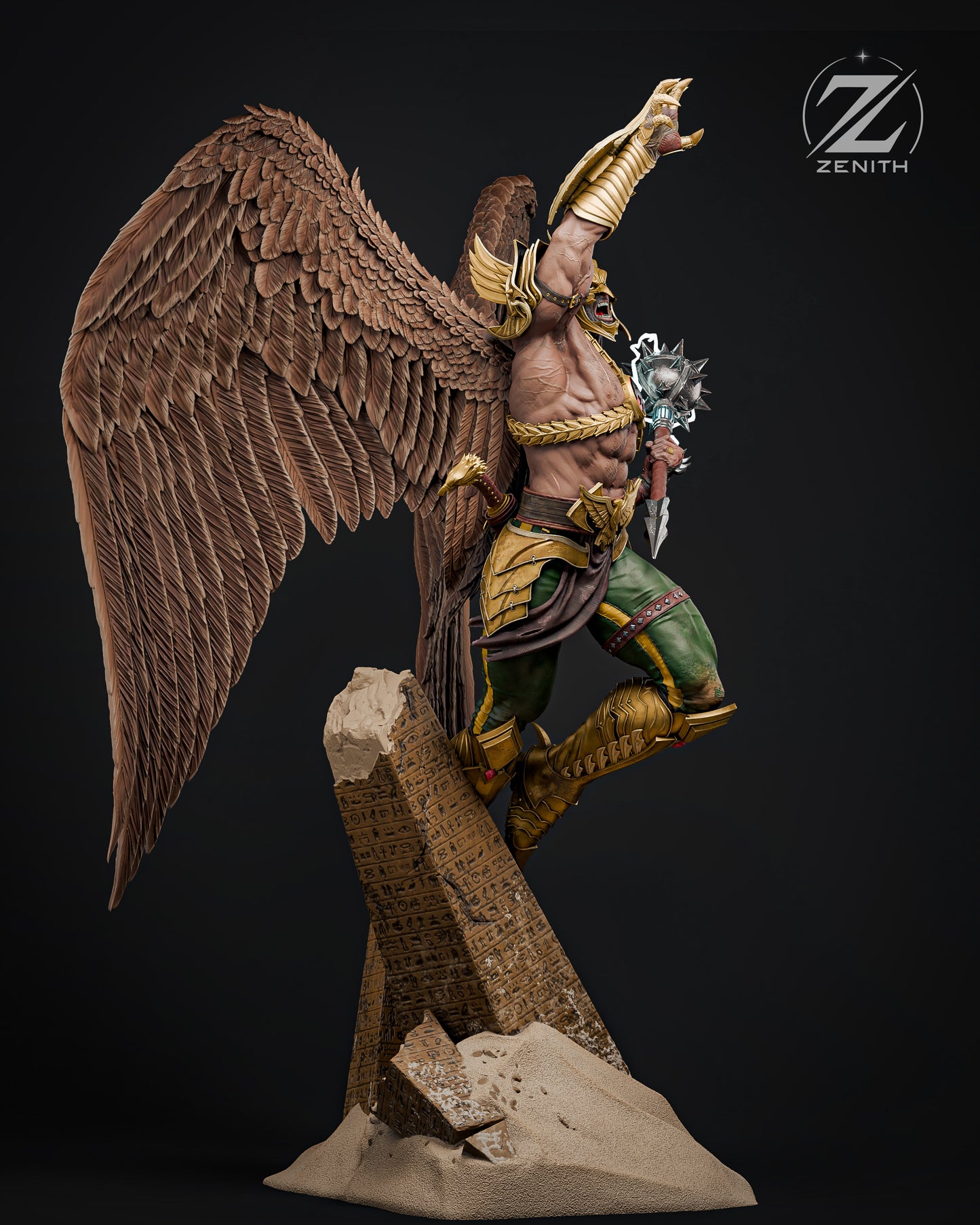 Hawkman Statue 3D-Printed Kit