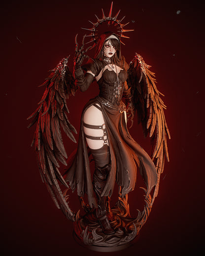 Corrupted Nun Statue 3D-Printed Kit