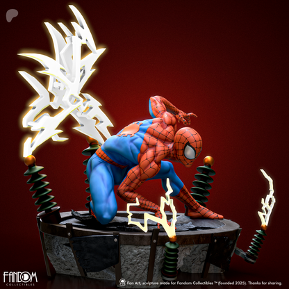 Spiderman Statue 3D-Printed Kit