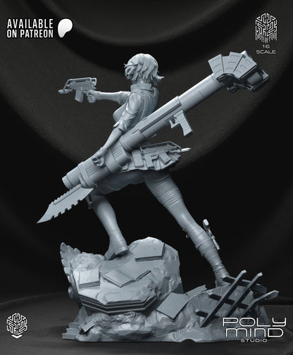 Lady (DMC3) Statue 3D-Printed Kit
