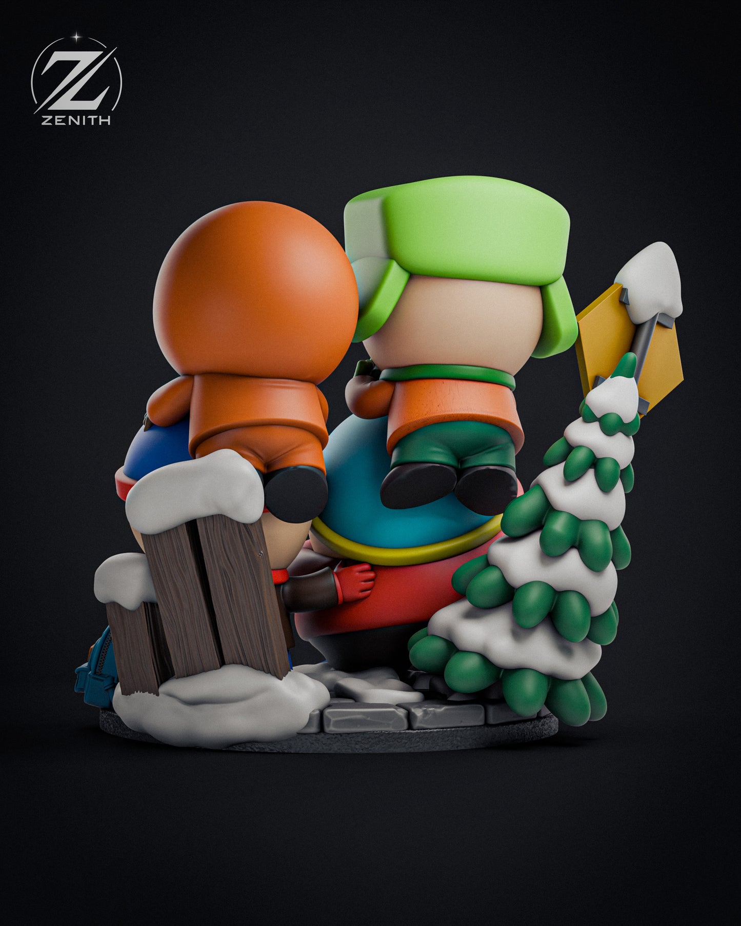 South Park Statue 3D-Printed Kit