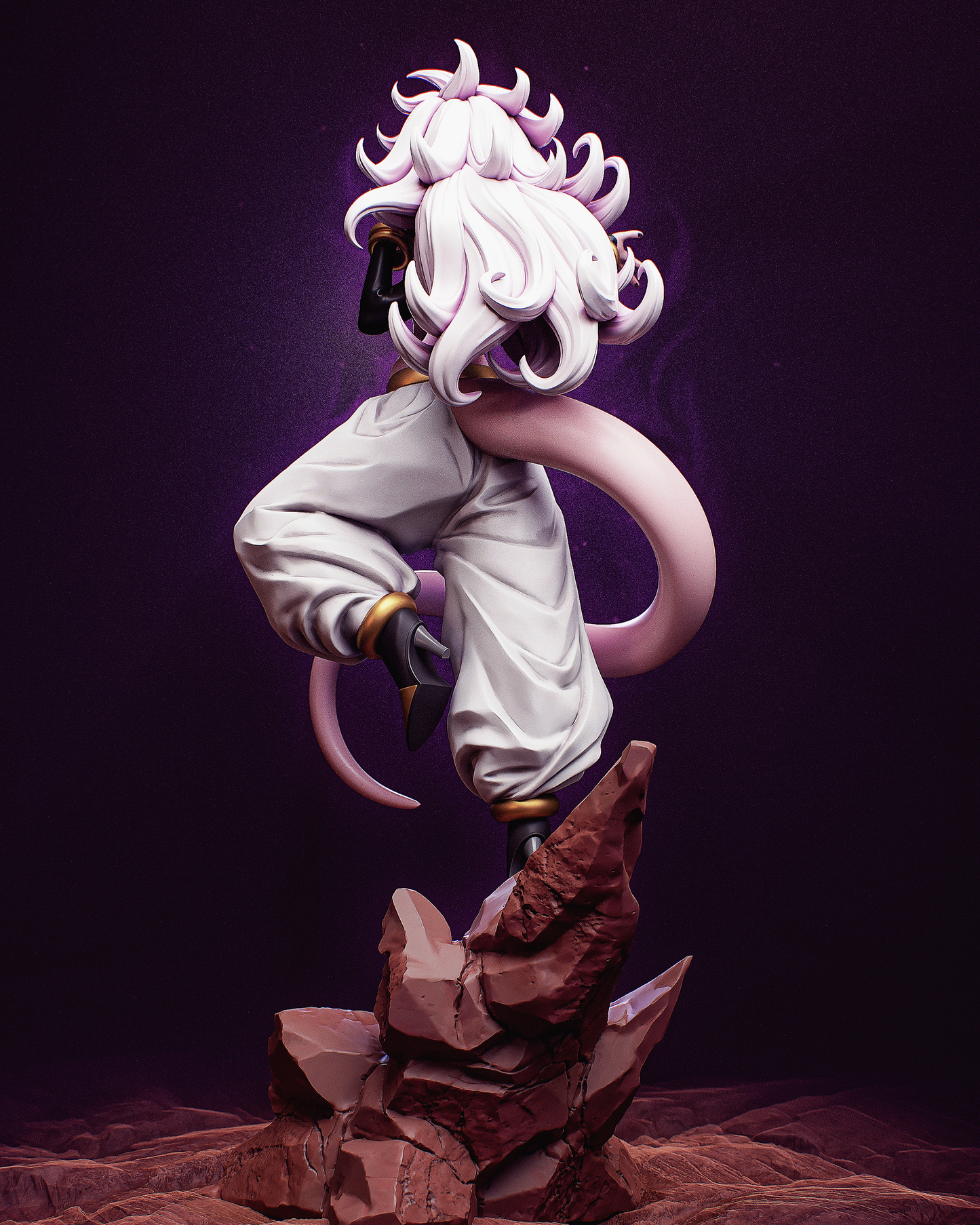 Android 21 Statue 3D-Printed Kit