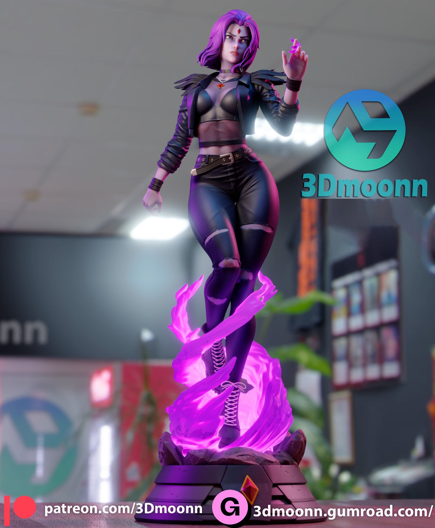 Raven Statue