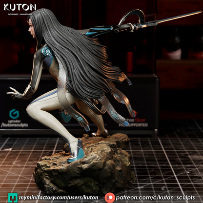 Raven Statue 3D-Printed Kit