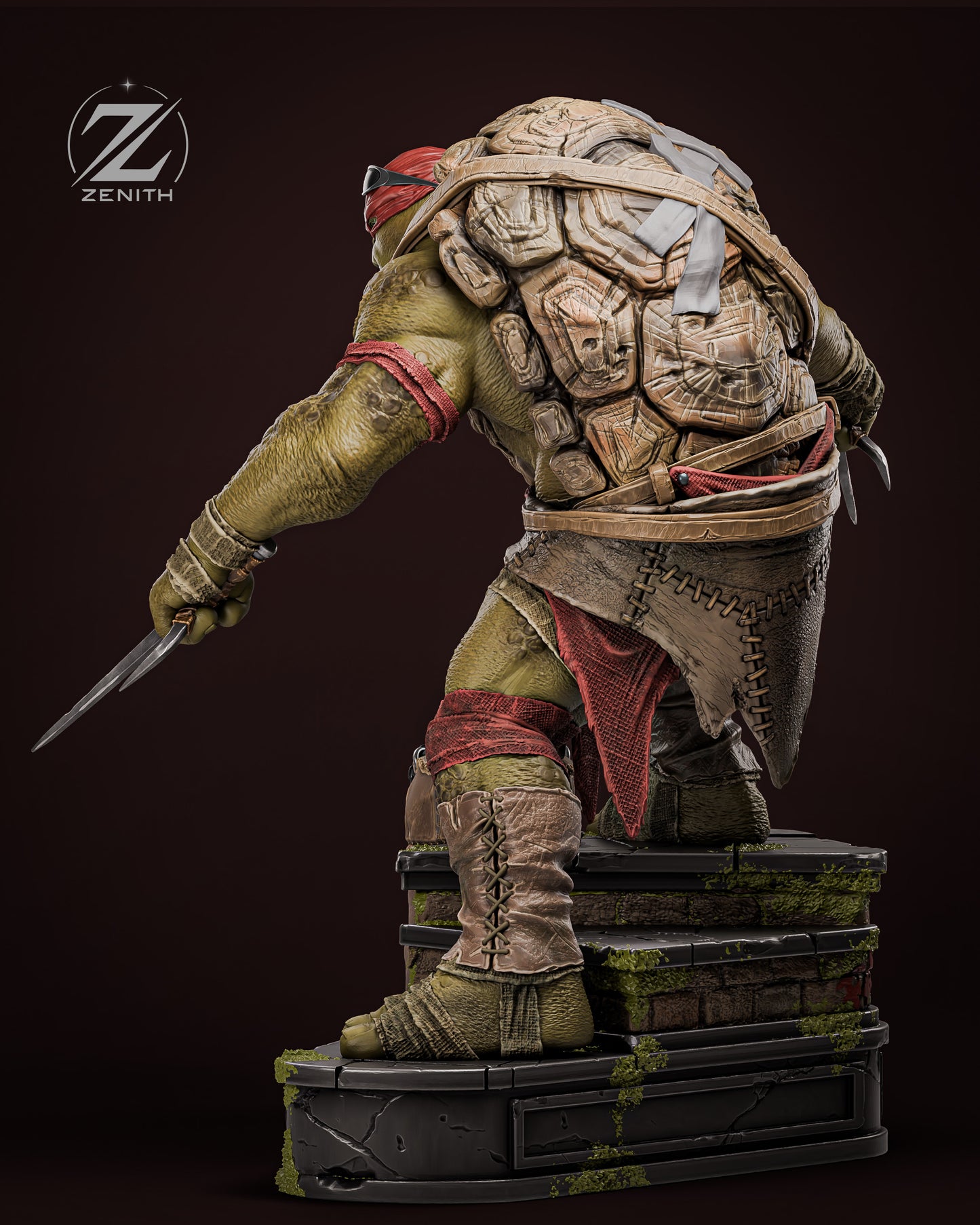 Raphael TMNT Statue 3D-Printed Kit