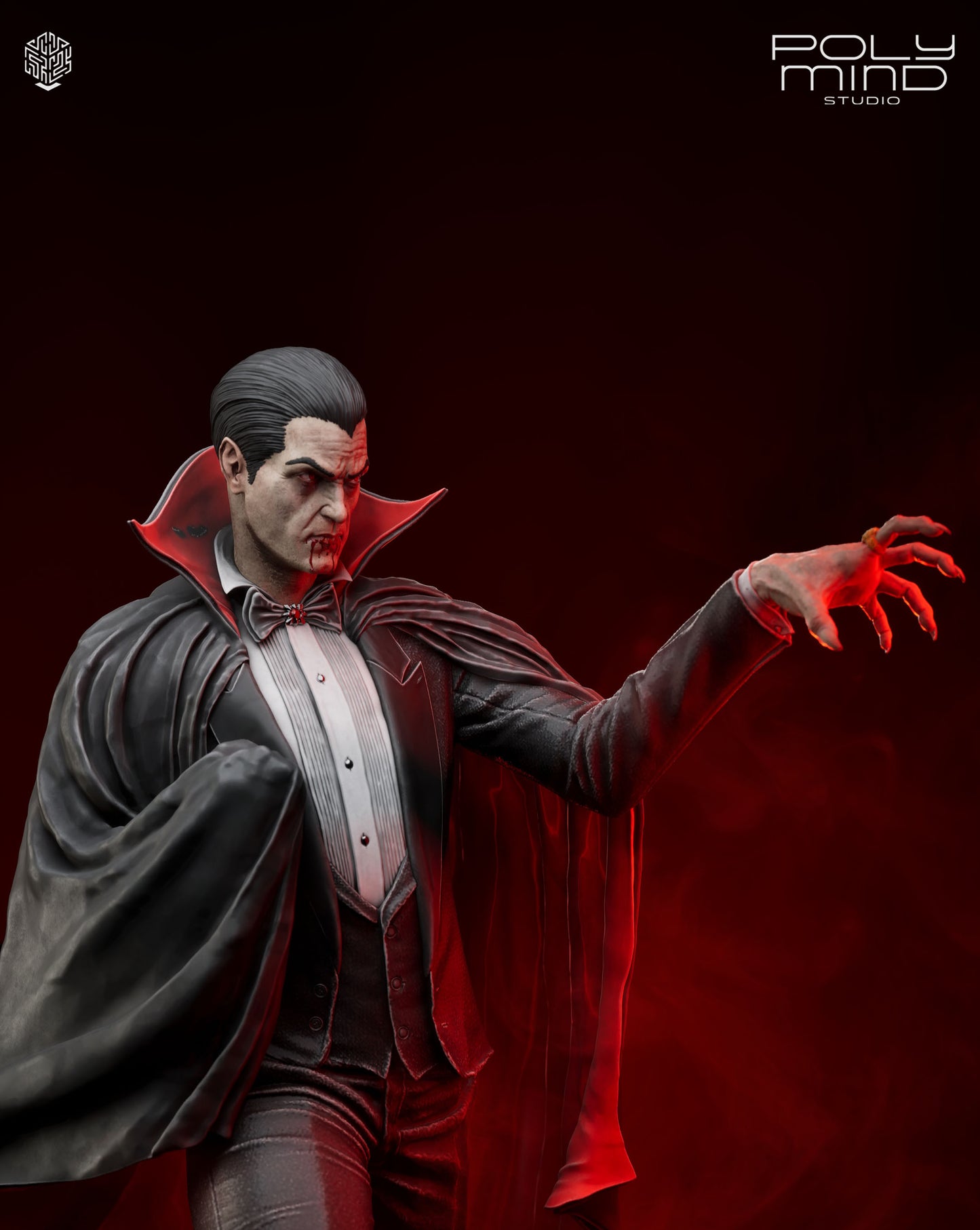 Dracula Statue 3D-Printed Kit