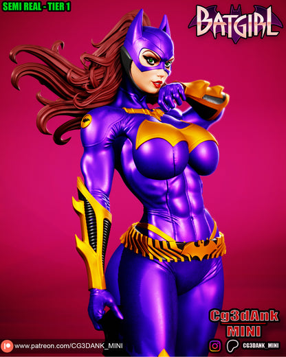 Batgirl Statue 3D-Printed Kit