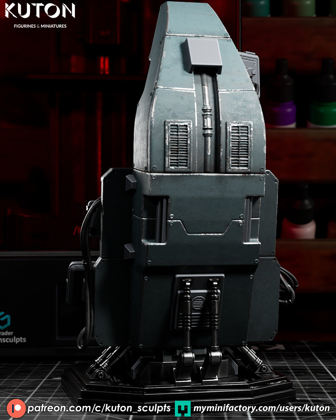 Ghost In The Shell Statue 3D-Printed Kit