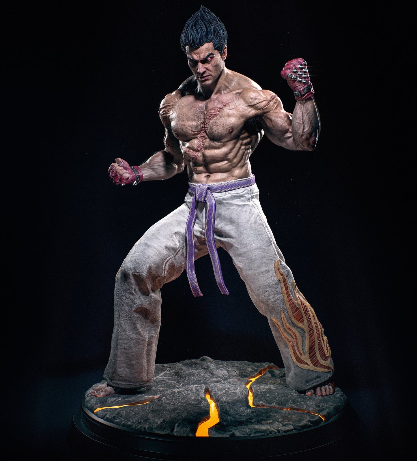 Kazuya Statue 3D-Printed Kit