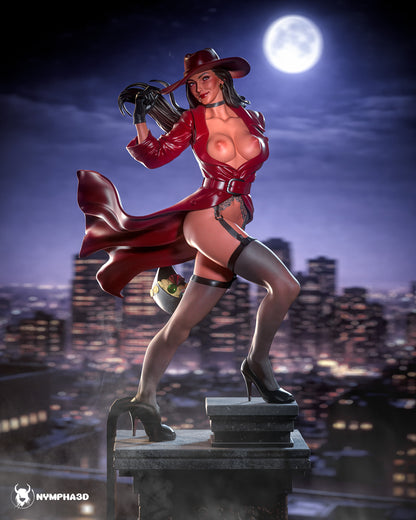 Carmen Sandiego Statue 3D-Printed Kit