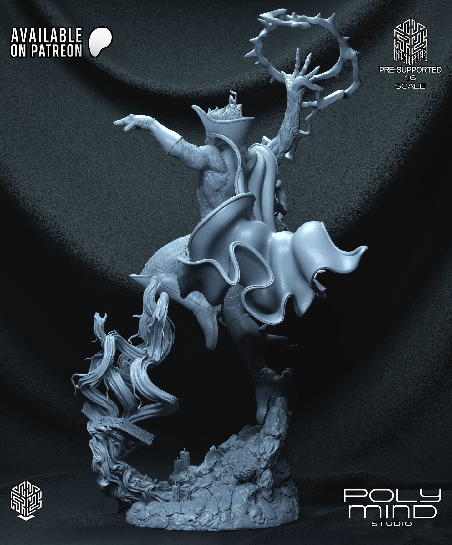 Dr. Strange Statue 3D-Printed Kit