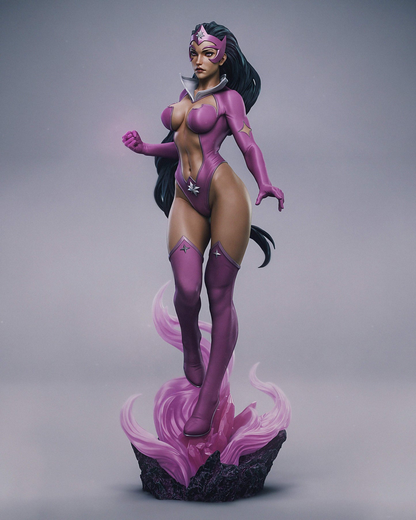 Star Sapphire Statue 3D-Printed Kit