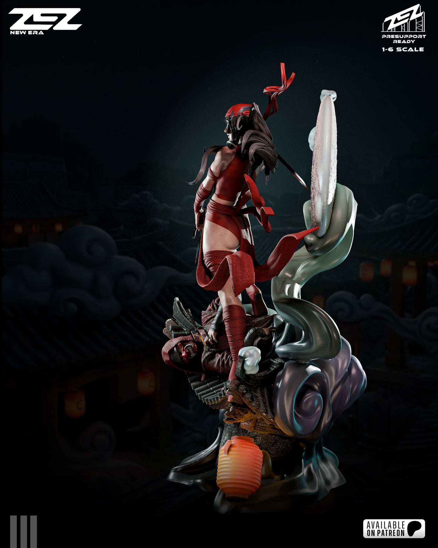 Elektra Statue 3D-Printed Kit