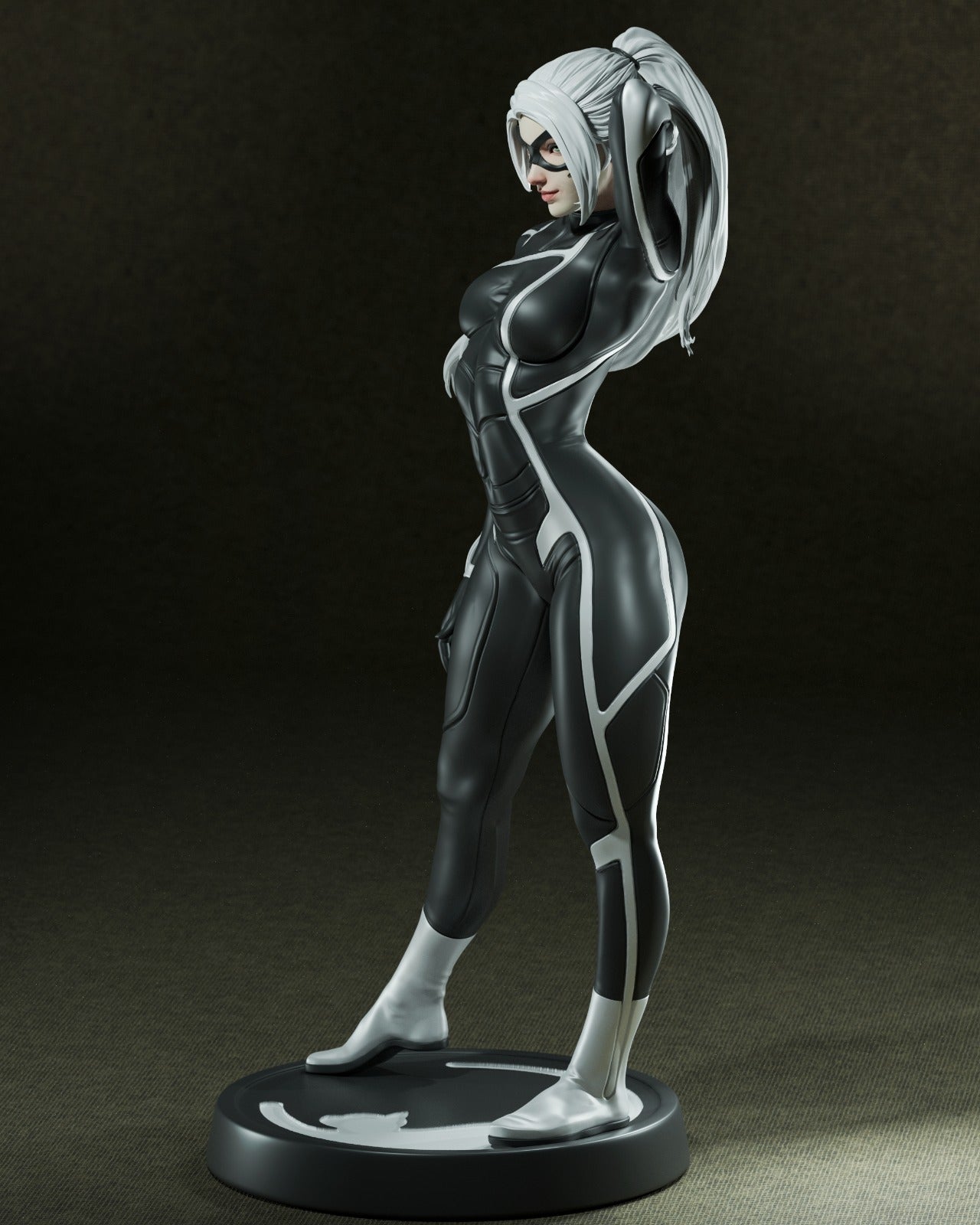 Black Cat V1 Statue