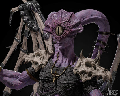 Ninefold Sorcerer Statue 3D-Printed Kit