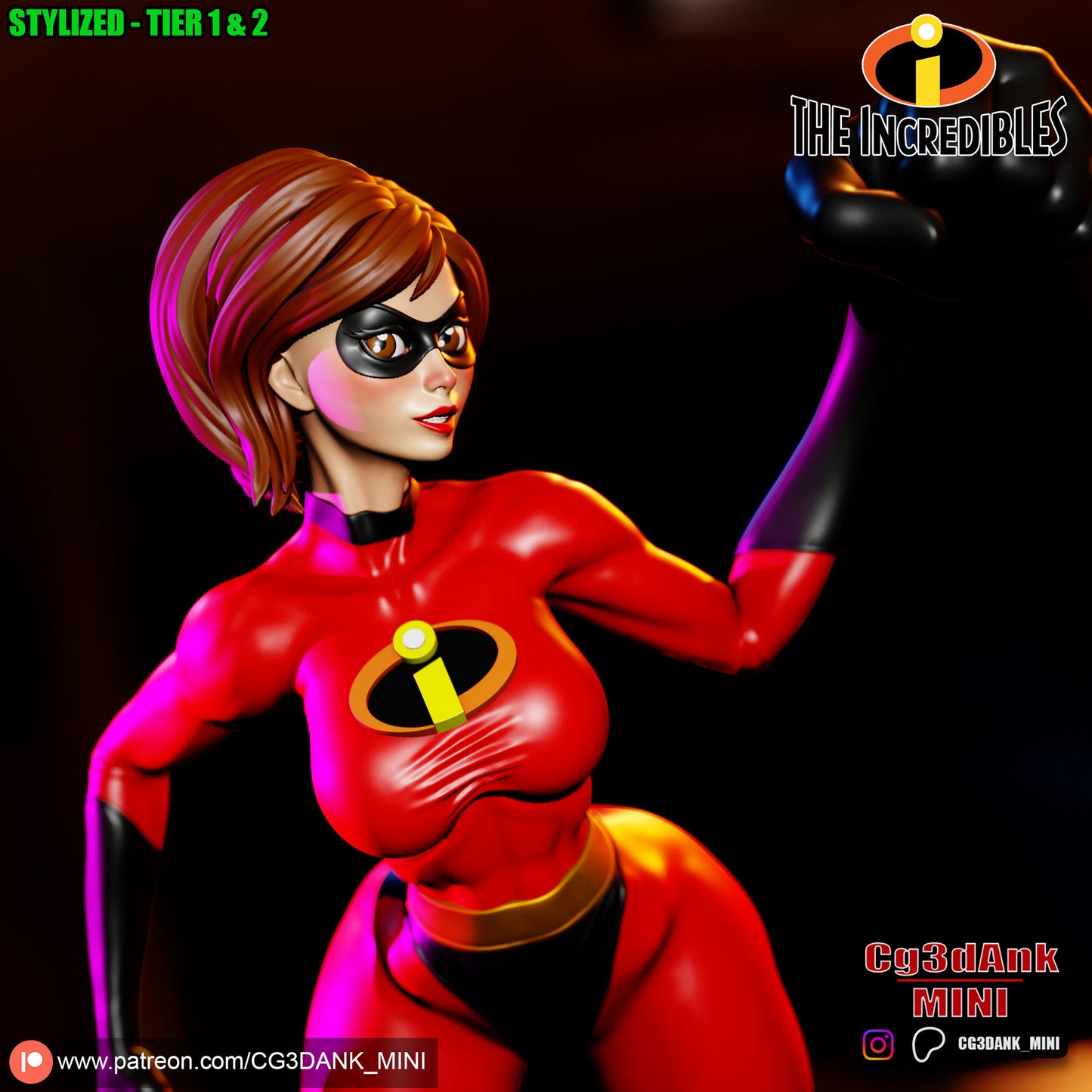 Elastigirl Statue
