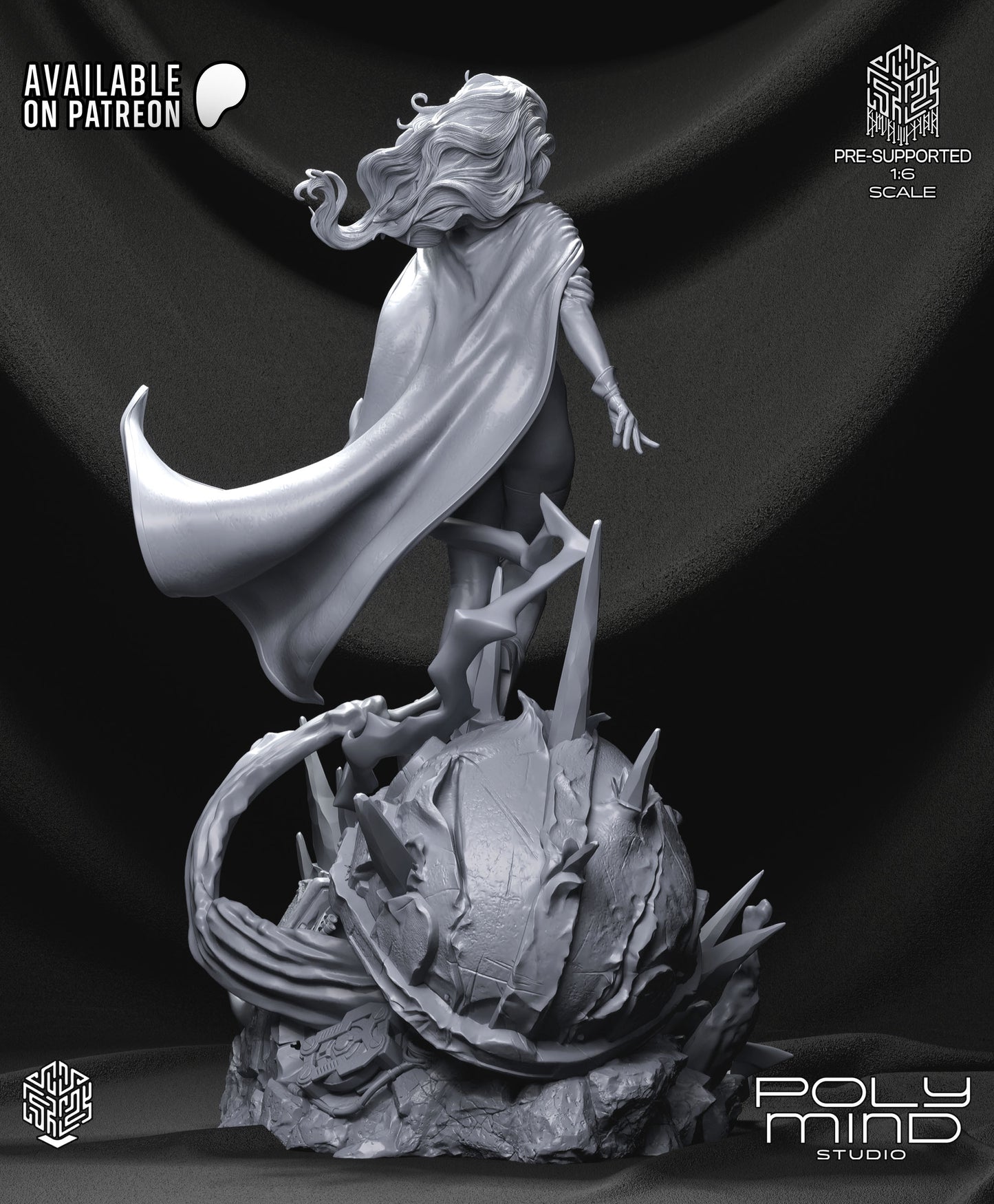 Storm Statue 3D-Printed Kit