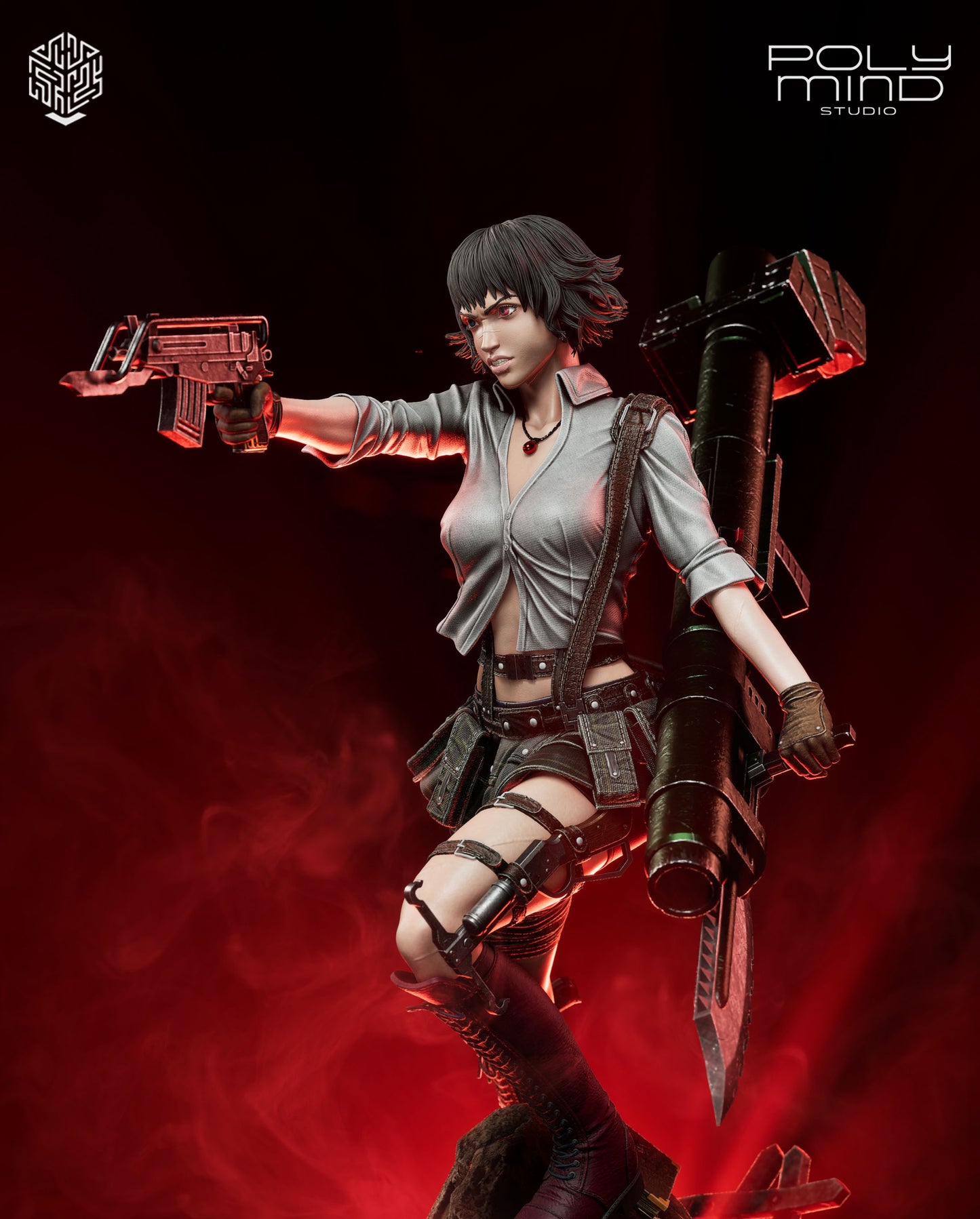 Lady (DMC3) Statue 3D-Printed Kit