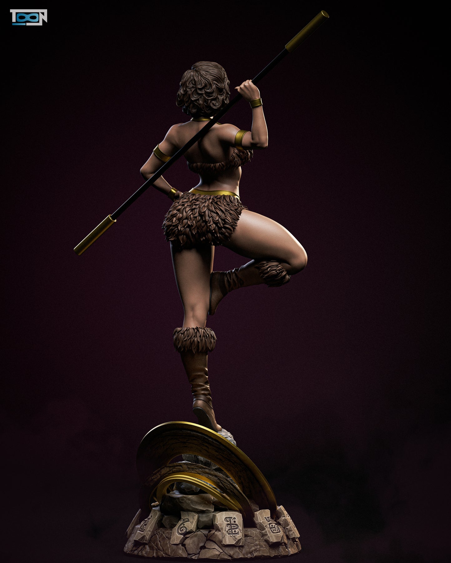 Princess Diana Statue 3D-Printed Kit