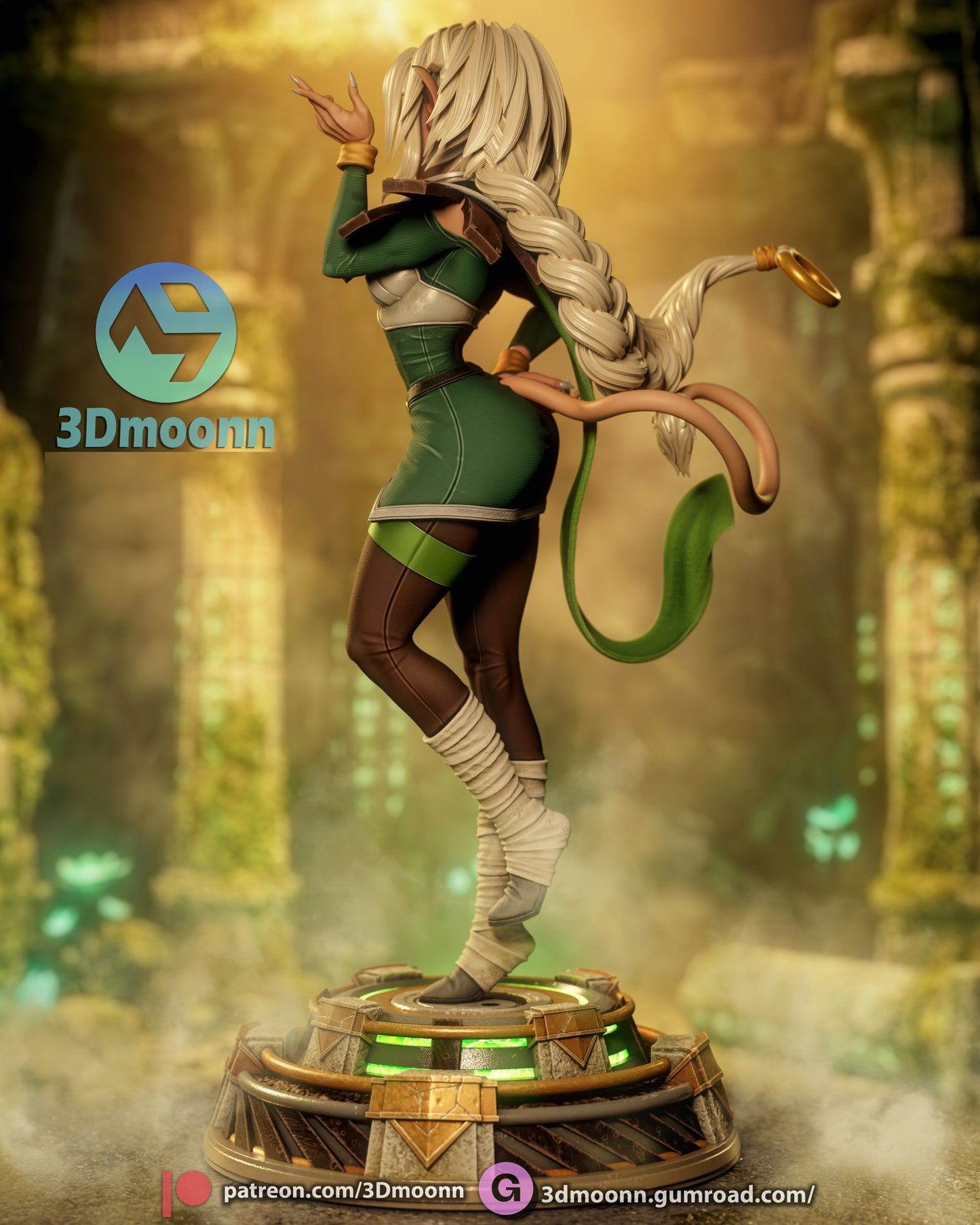 Aisha ClanClan Statue