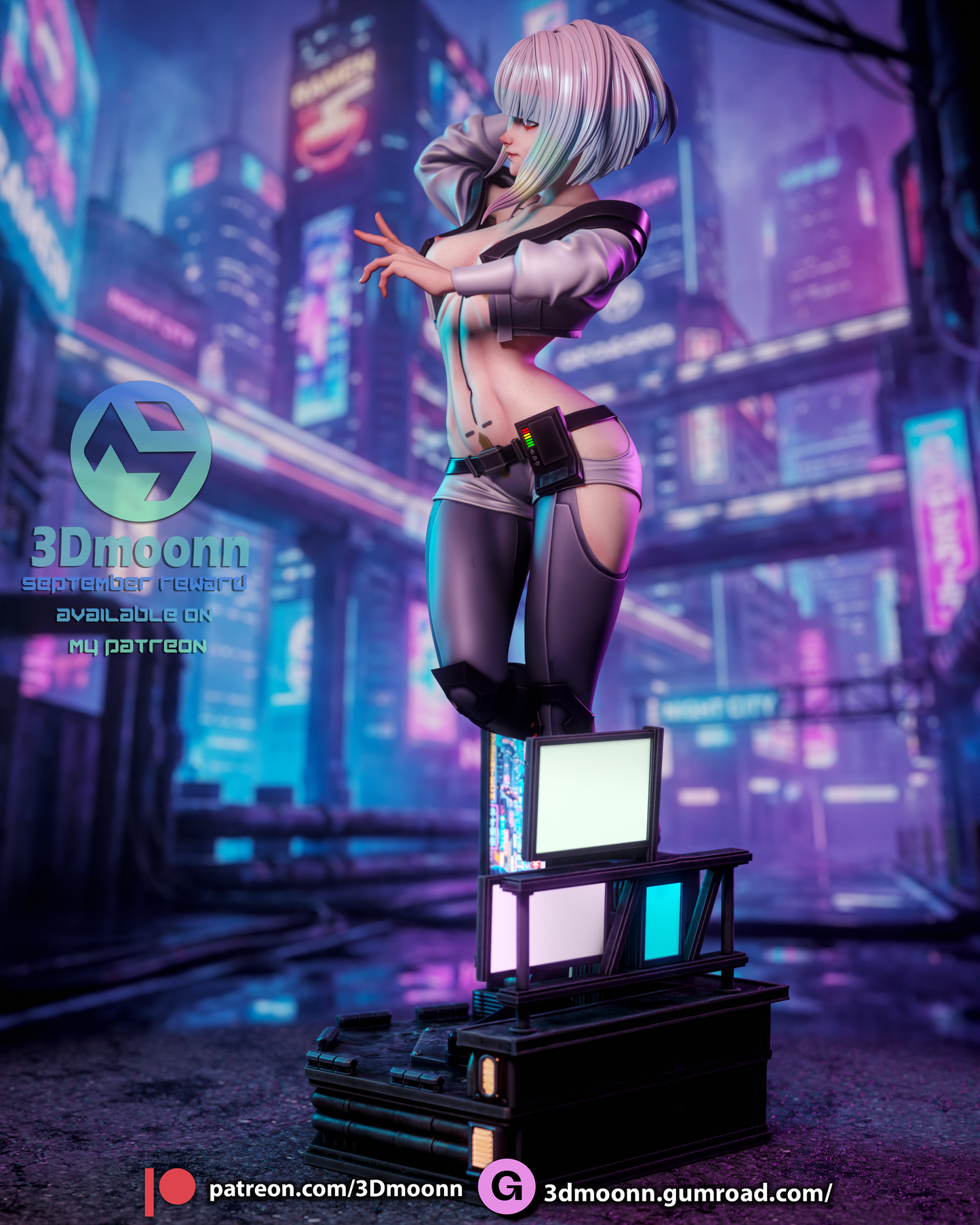 Lucy - Cyberpunk Edgerunners 3D-Printed Kit