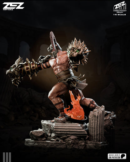 Hercules Statue 3D-Printed Kit