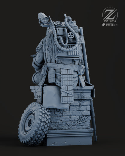 Donatello TMNT Statue 3D-Printed Kit