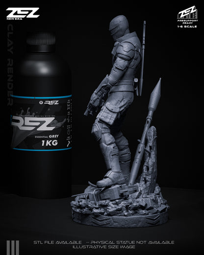 Vigilante Statue 3D-Printed Kit