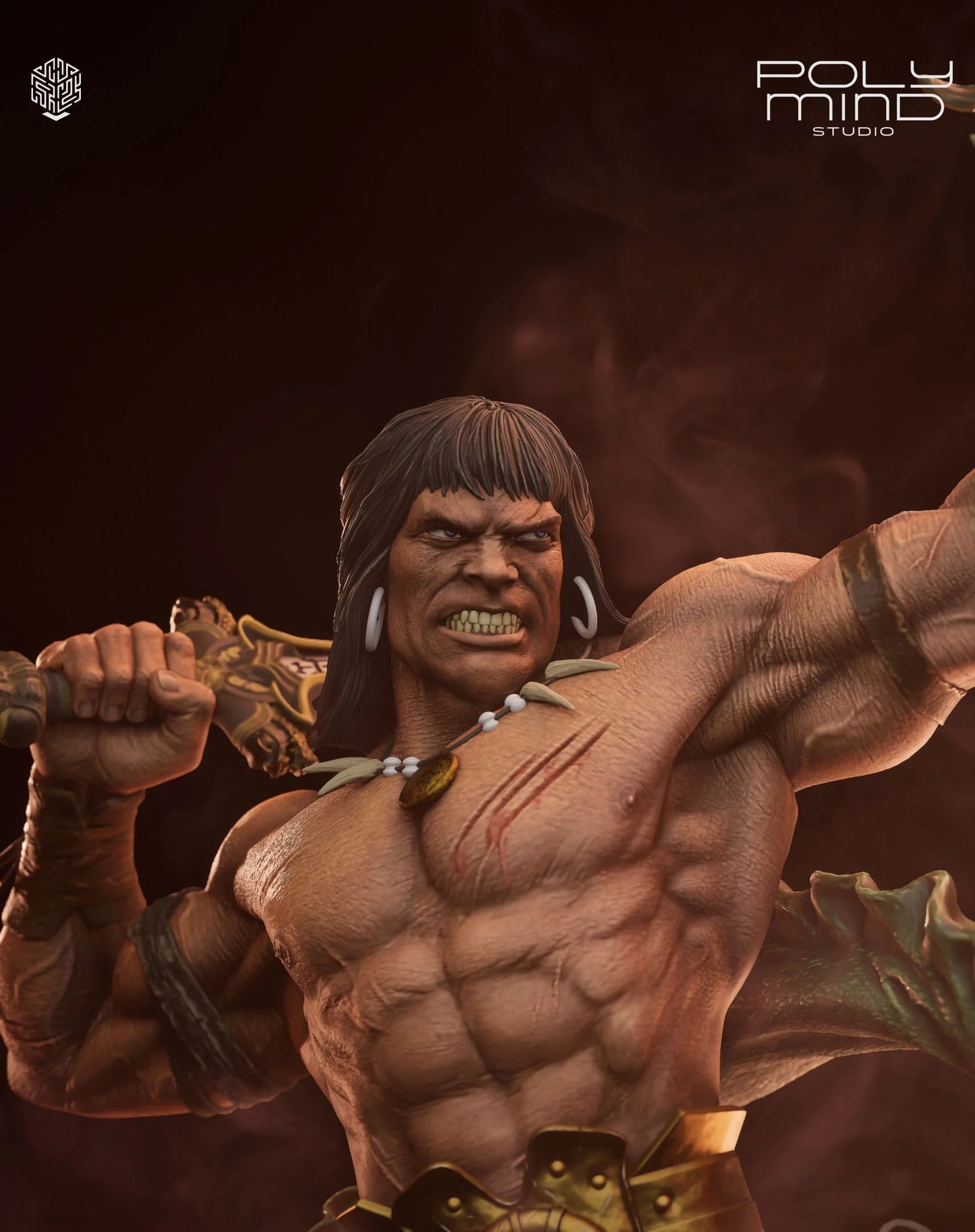 Conan Statue 3D-Printed Kit