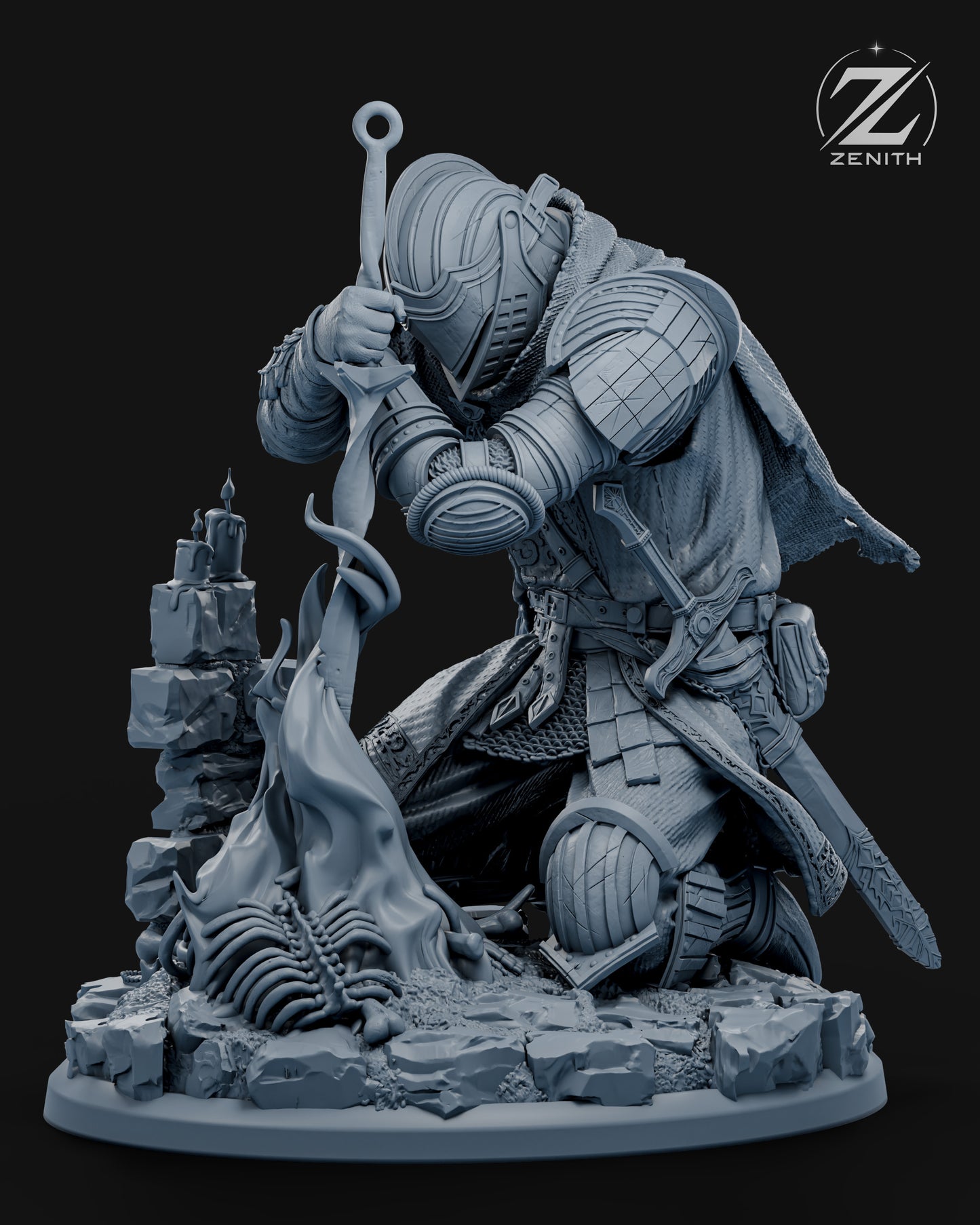 Dark Souls Statue 3D-Printed Kit