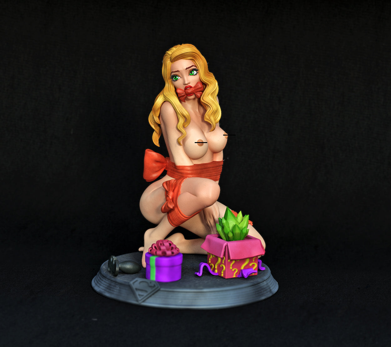 Supergirl Gift Statue 3D-Printed Kit