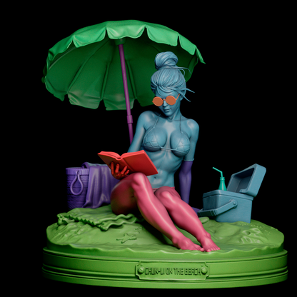 Chun-Li Statue 3D-Printed Kit